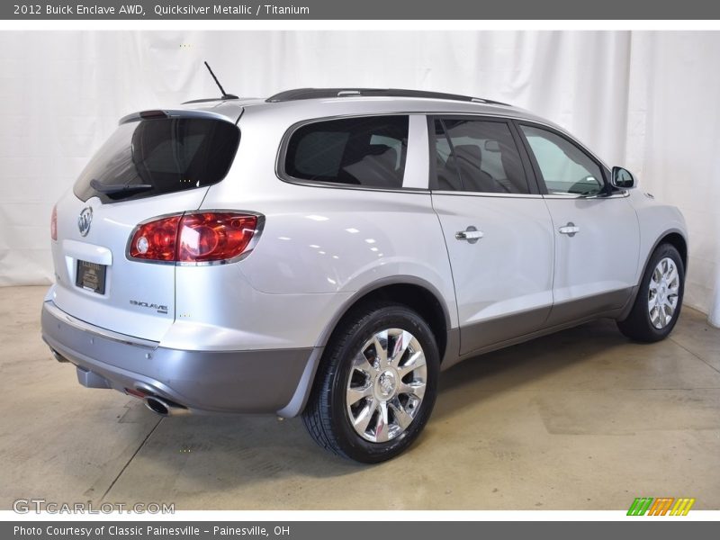 Quicksilver Metallic / Titanium 2012 Buick Enclave AWD