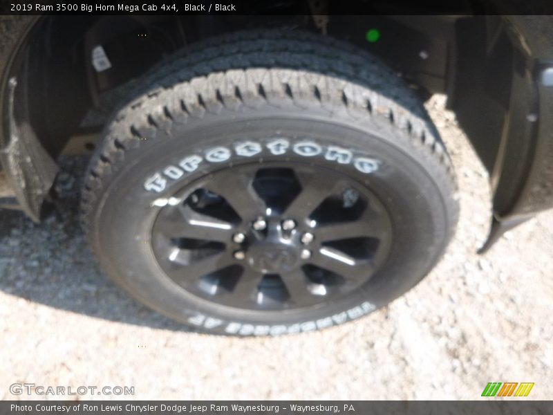 Black / Black 2019 Ram 3500 Big Horn Mega Cab 4x4