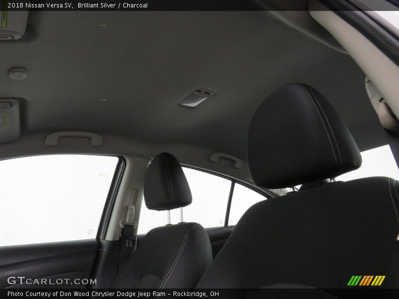 Brilliant Silver / Charcoal 2018 Nissan Versa SV