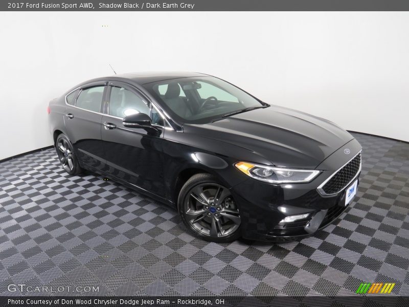 Shadow Black / Dark Earth Grey 2017 Ford Fusion Sport AWD