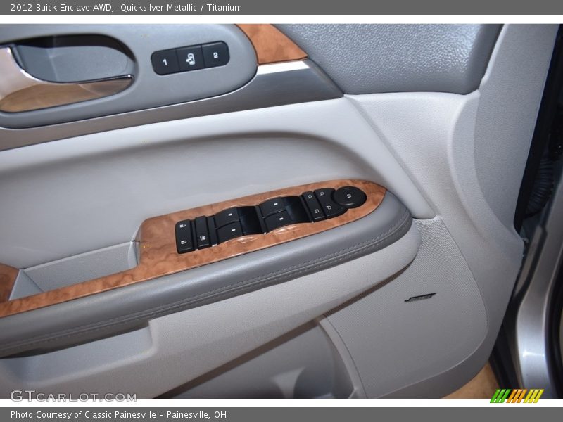 Quicksilver Metallic / Titanium 2012 Buick Enclave AWD
