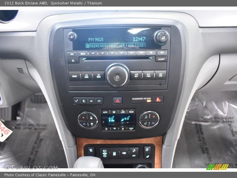 Quicksilver Metallic / Titanium 2012 Buick Enclave AWD