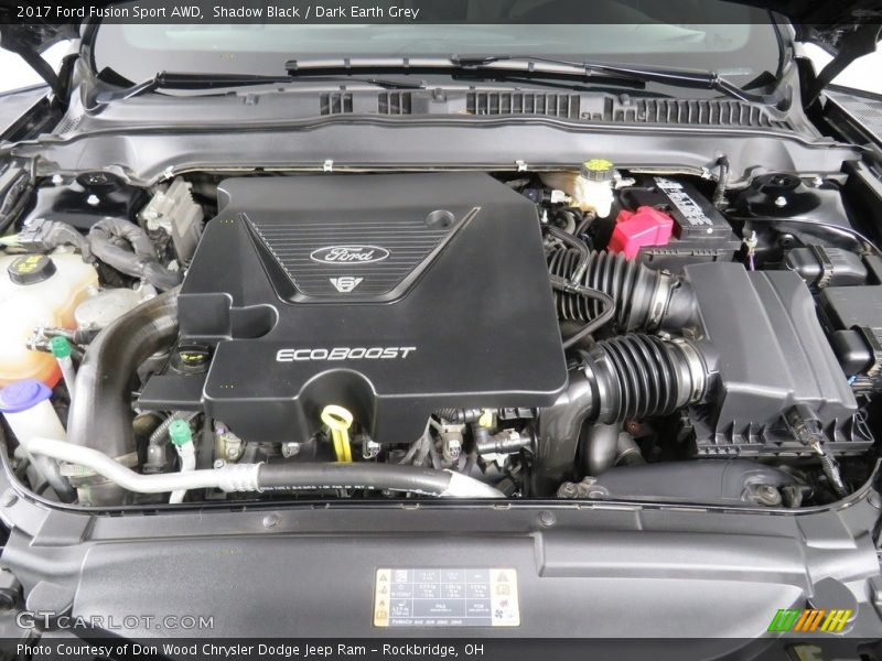 Shadow Black / Dark Earth Grey 2017 Ford Fusion Sport AWD