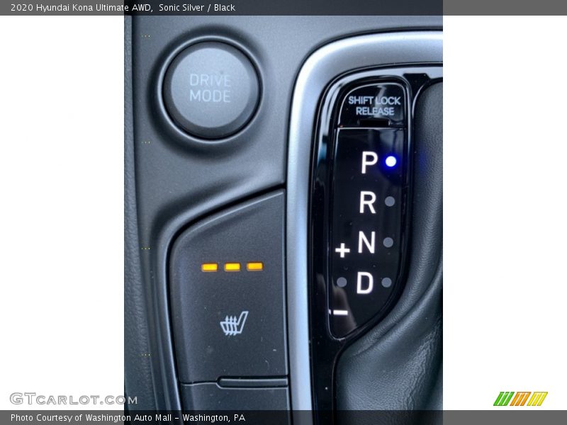 Sonic Silver / Black 2020 Hyundai Kona Ultimate AWD