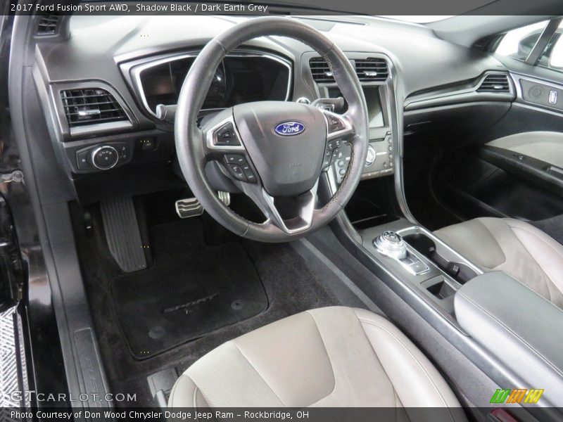 Shadow Black / Dark Earth Grey 2017 Ford Fusion Sport AWD