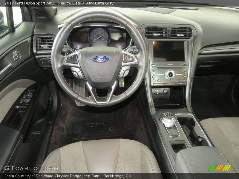 Shadow Black / Dark Earth Grey 2017 Ford Fusion Sport AWD