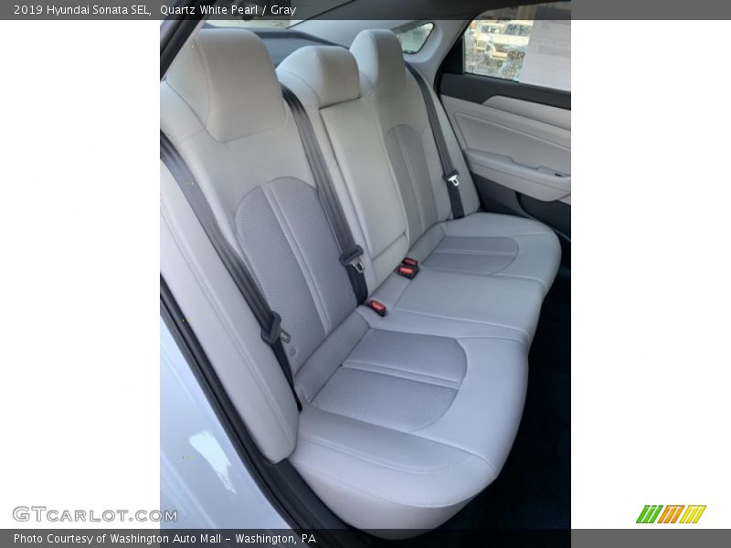 Quartz White Pearl / Gray 2019 Hyundai Sonata SEL