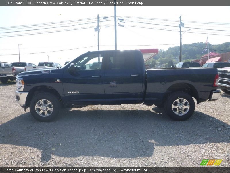 Patriot Blue Pearl / Black/Light Frost Beige 2019 Ram 2500 Bighorn Crew Cab 4x4