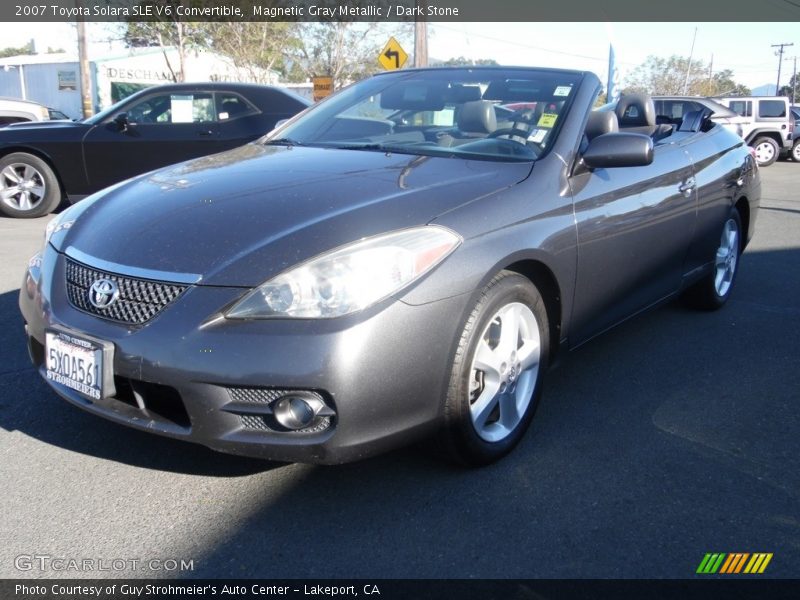 Magnetic Gray Metallic / Dark Stone 2007 Toyota Solara SLE V6 Convertible