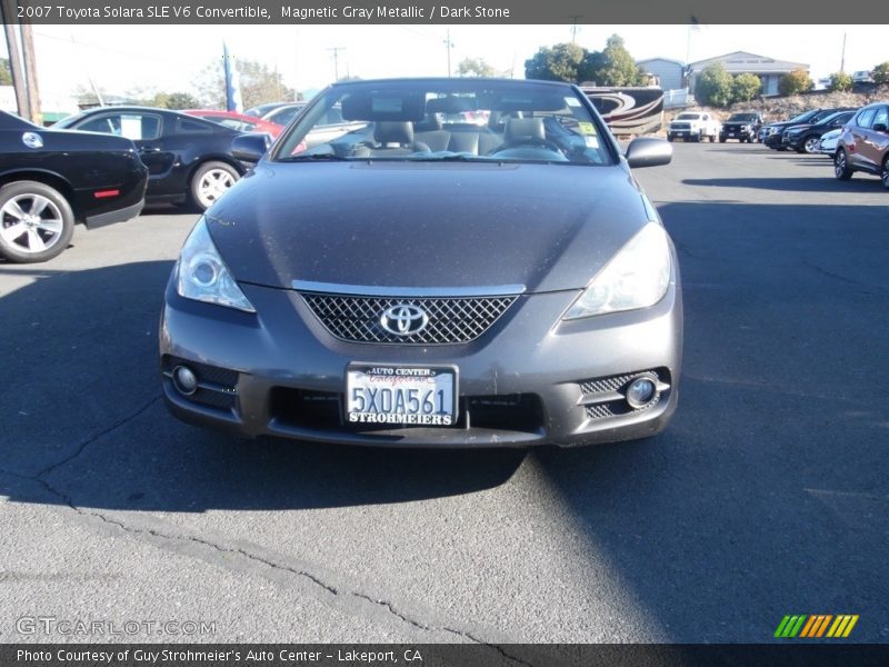 Magnetic Gray Metallic / Dark Stone 2007 Toyota Solara SLE V6 Convertible