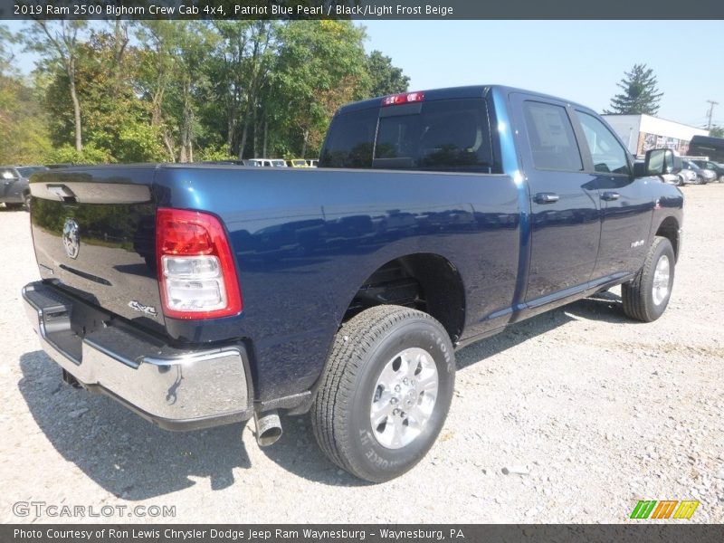 Patriot Blue Pearl / Black/Light Frost Beige 2019 Ram 2500 Bighorn Crew Cab 4x4