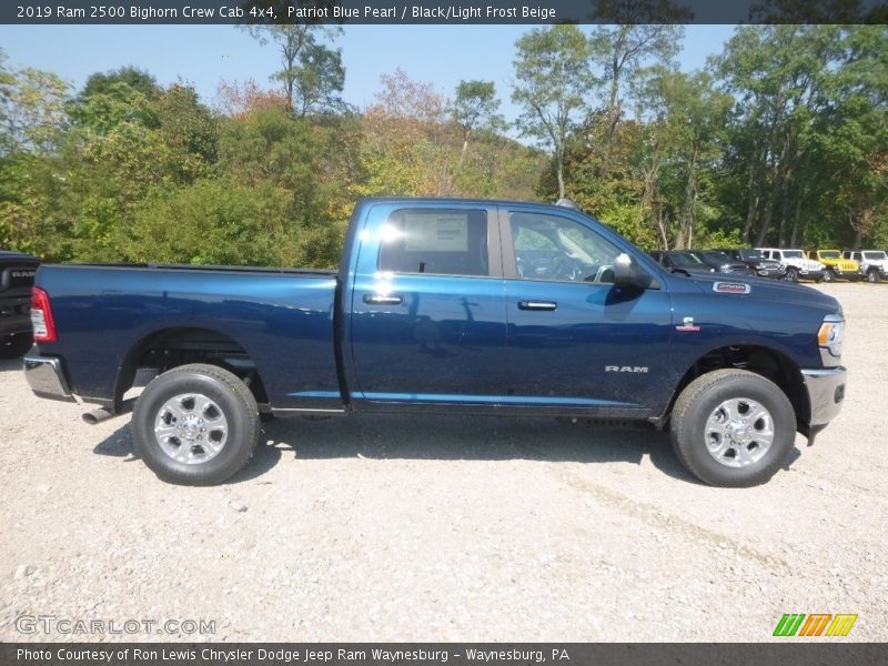 Patriot Blue Pearl / Black/Light Frost Beige 2019 Ram 2500 Bighorn Crew Cab 4x4