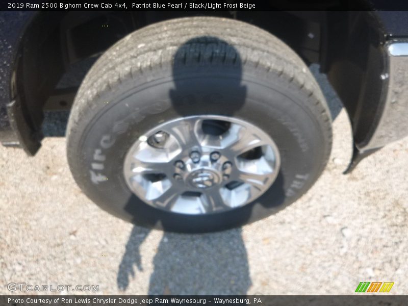 Patriot Blue Pearl / Black/Light Frost Beige 2019 Ram 2500 Bighorn Crew Cab 4x4