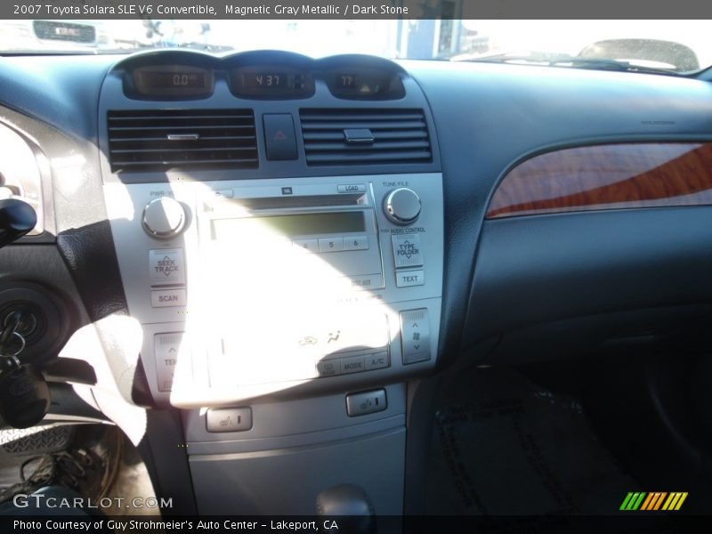 Magnetic Gray Metallic / Dark Stone 2007 Toyota Solara SLE V6 Convertible