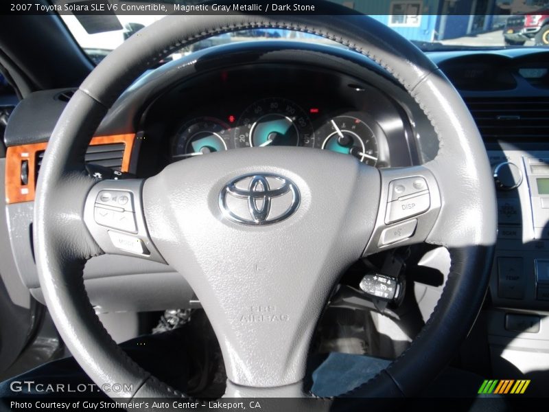 Magnetic Gray Metallic / Dark Stone 2007 Toyota Solara SLE V6 Convertible