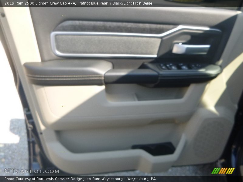 Patriot Blue Pearl / Black/Light Frost Beige 2019 Ram 2500 Bighorn Crew Cab 4x4