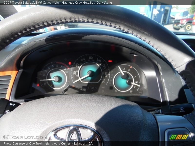 Magnetic Gray Metallic / Dark Stone 2007 Toyota Solara SLE V6 Convertible