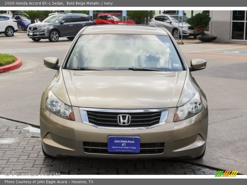 Bold Beige Metallic / Ivory 2009 Honda Accord EX-L Sedan