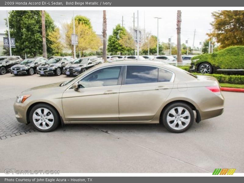 Bold Beige Metallic / Ivory 2009 Honda Accord EX-L Sedan