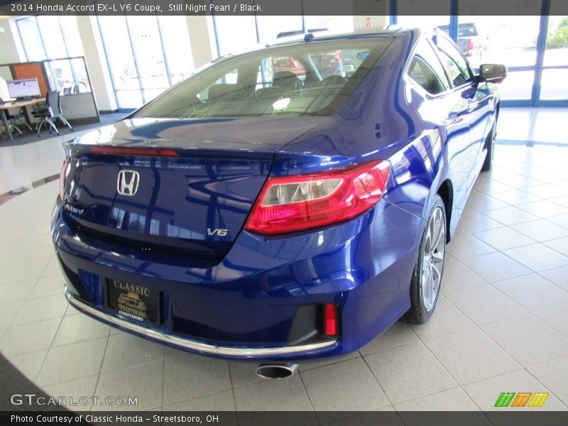 Still Night Pearl / Black 2014 Honda Accord EX-L V6 Coupe