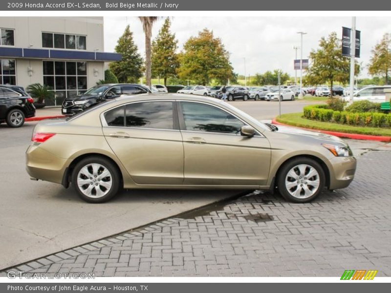 Bold Beige Metallic / Ivory 2009 Honda Accord EX-L Sedan