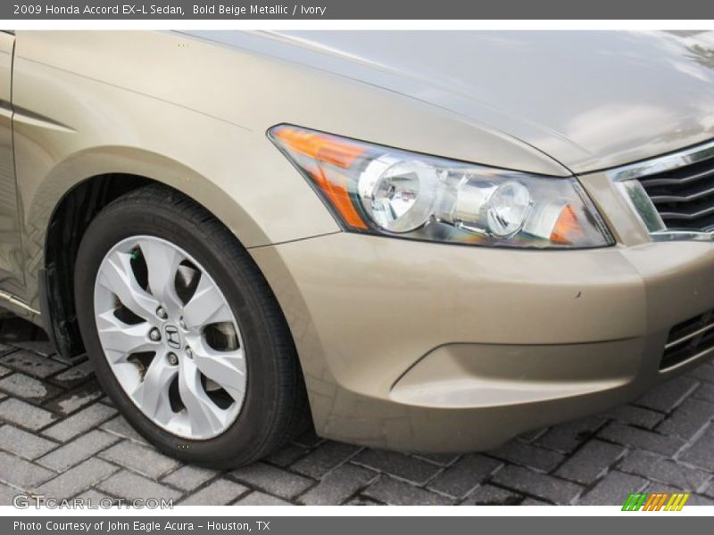 Bold Beige Metallic / Ivory 2009 Honda Accord EX-L Sedan