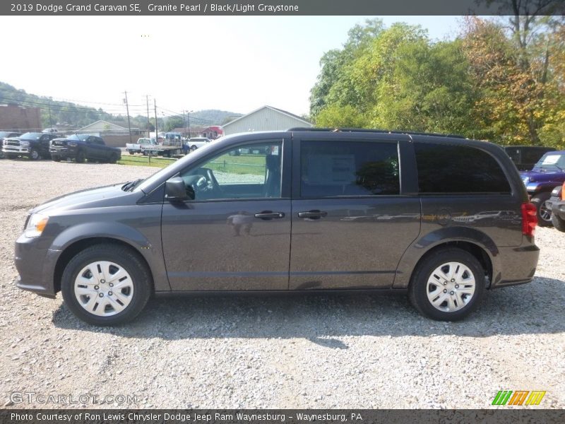 Granite Pearl / Black/Light Graystone 2019 Dodge Grand Caravan SE