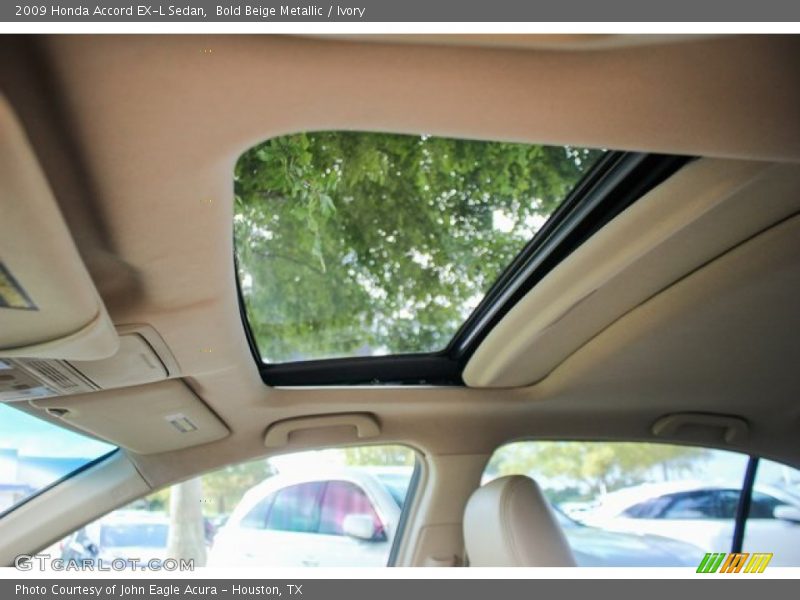 Bold Beige Metallic / Ivory 2009 Honda Accord EX-L Sedan