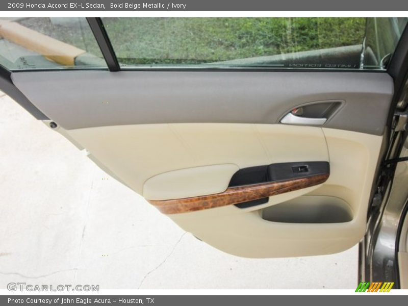 Bold Beige Metallic / Ivory 2009 Honda Accord EX-L Sedan