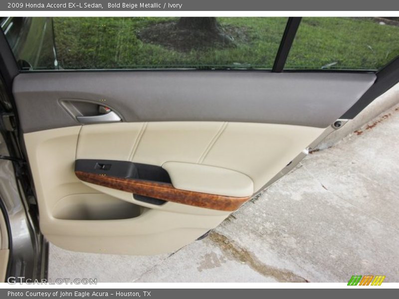 Bold Beige Metallic / Ivory 2009 Honda Accord EX-L Sedan