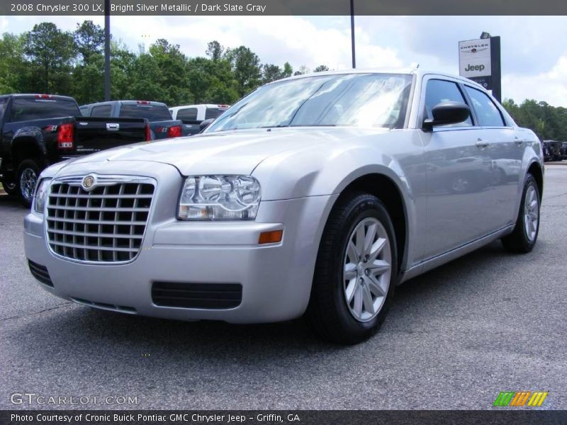 Bright Silver Metallic / Dark Slate Gray 2008 Chrysler 300 LX