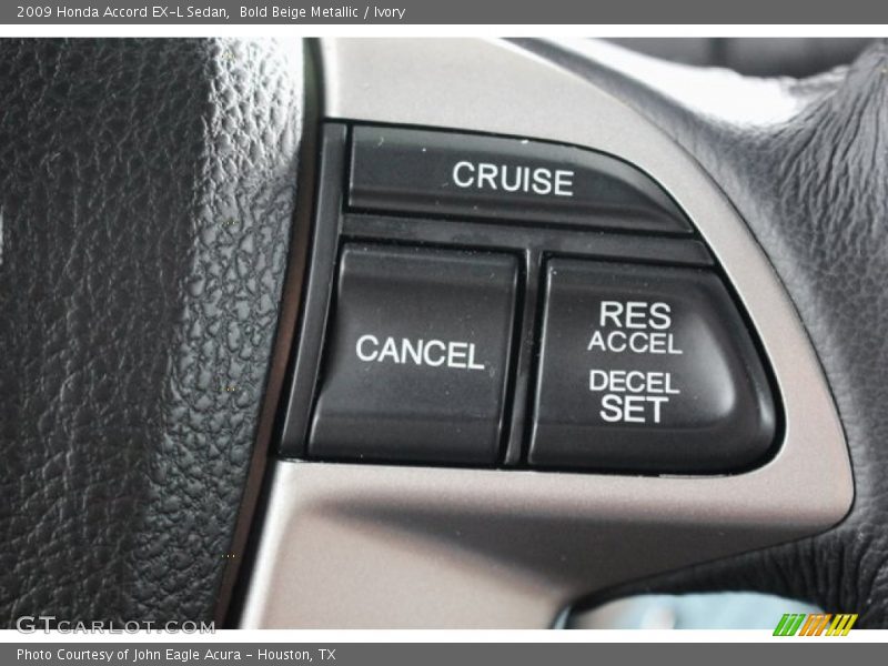 Bold Beige Metallic / Ivory 2009 Honda Accord EX-L Sedan