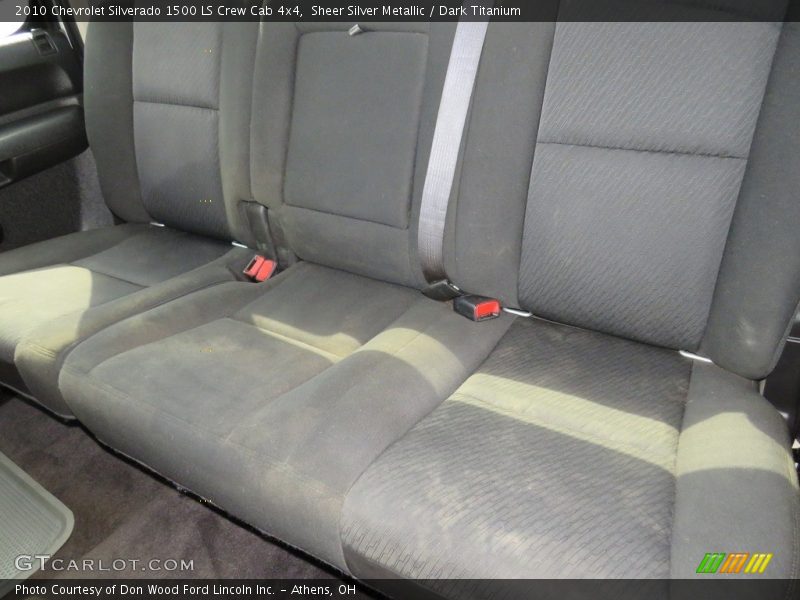 Sheer Silver Metallic / Dark Titanium 2010 Chevrolet Silverado 1500 LS Crew Cab 4x4
