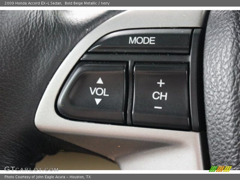 Bold Beige Metallic / Ivory 2009 Honda Accord EX-L Sedan