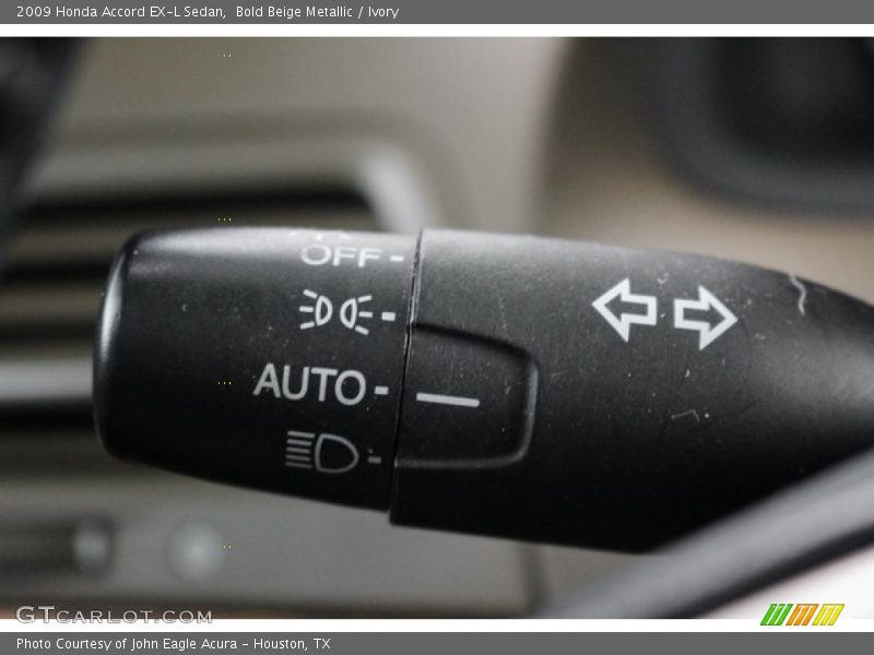 Bold Beige Metallic / Ivory 2009 Honda Accord EX-L Sedan