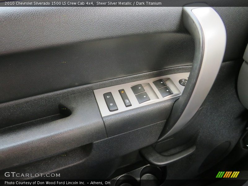 Sheer Silver Metallic / Dark Titanium 2010 Chevrolet Silverado 1500 LS Crew Cab 4x4