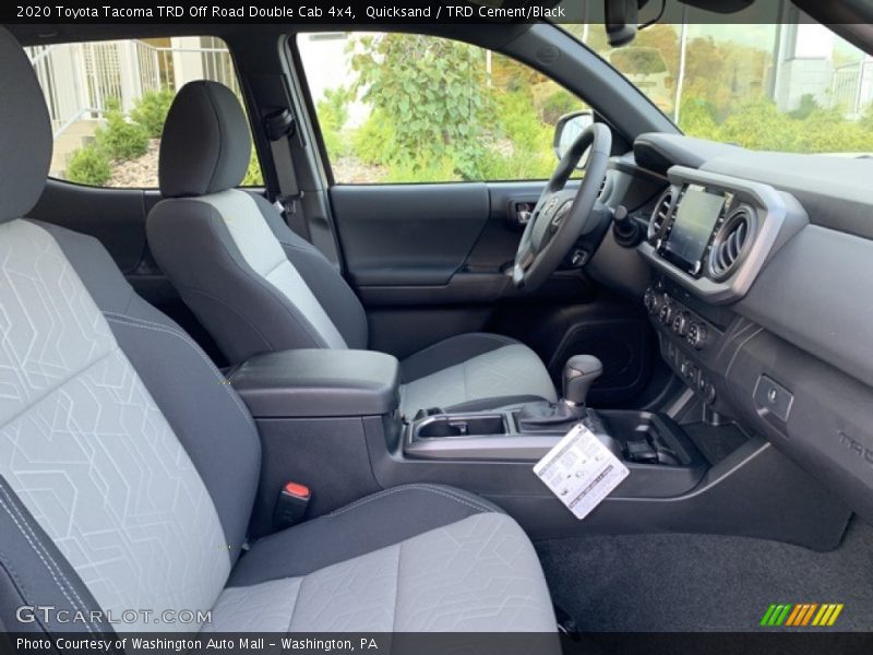 Front Seat of 2020 Tacoma TRD Off Road Double Cab 4x4