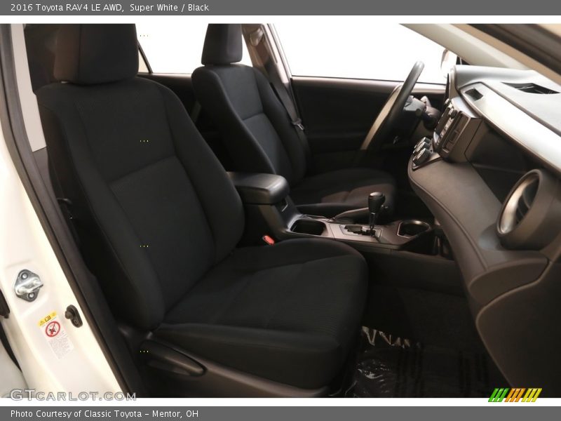 Super White / Black 2016 Toyota RAV4 LE AWD