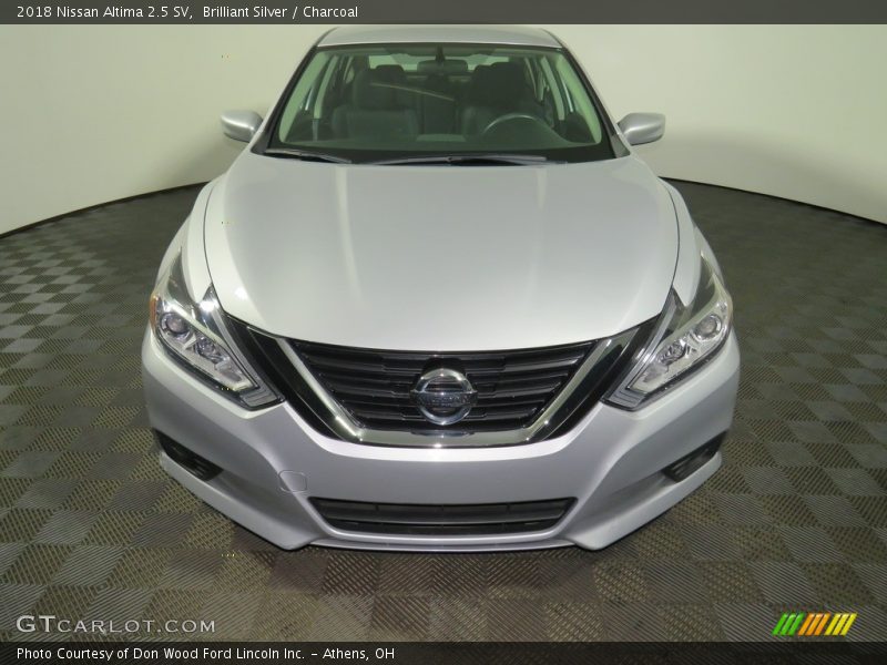 Brilliant Silver / Charcoal 2018 Nissan Altima 2.5 SV