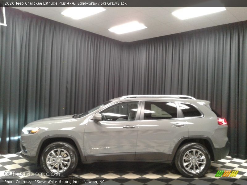 Sting-Gray / Ski Gray/Black 2020 Jeep Cherokee Latitude Plus 4x4