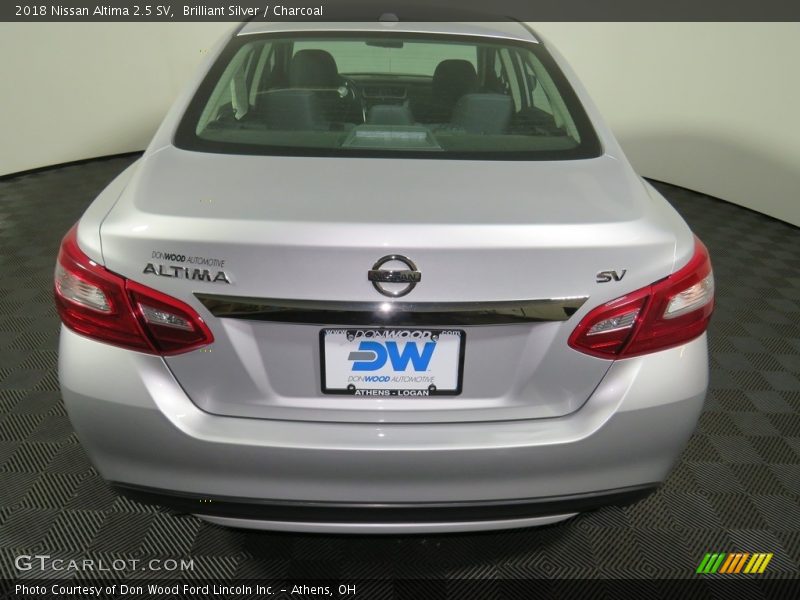 Brilliant Silver / Charcoal 2018 Nissan Altima 2.5 SV