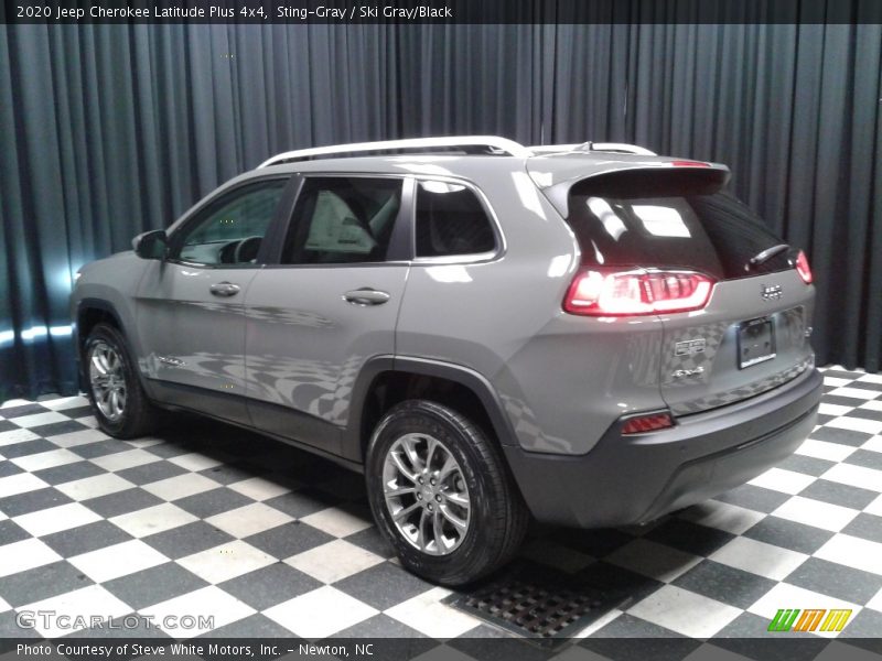 Sting-Gray / Ski Gray/Black 2020 Jeep Cherokee Latitude Plus 4x4