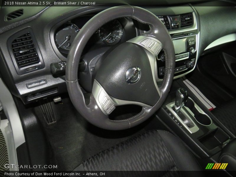Brilliant Silver / Charcoal 2018 Nissan Altima 2.5 SV