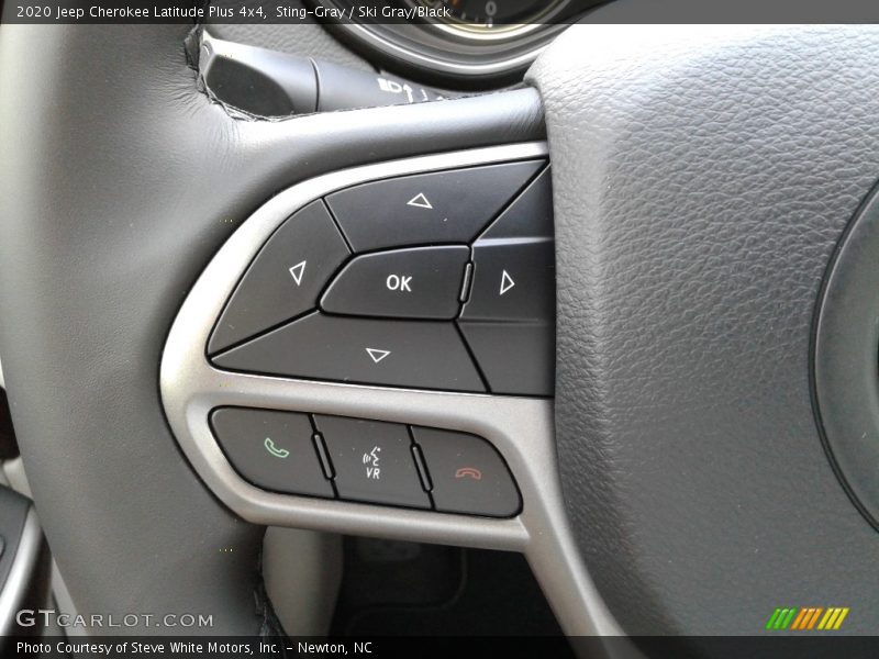 Sting-Gray / Ski Gray/Black 2020 Jeep Cherokee Latitude Plus 4x4
