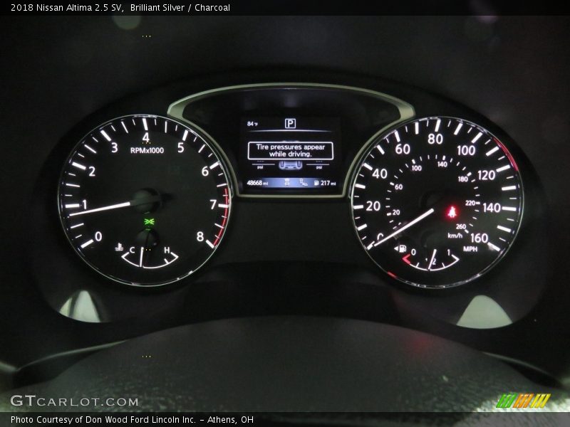 Brilliant Silver / Charcoal 2018 Nissan Altima 2.5 SV