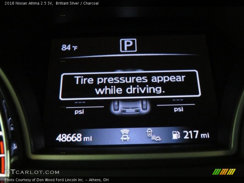 Brilliant Silver / Charcoal 2018 Nissan Altima 2.5 SV