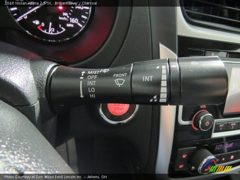 Brilliant Silver / Charcoal 2018 Nissan Altima 2.5 SV