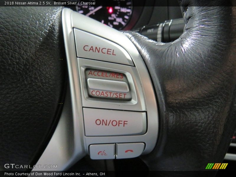 Brilliant Silver / Charcoal 2018 Nissan Altima 2.5 SV