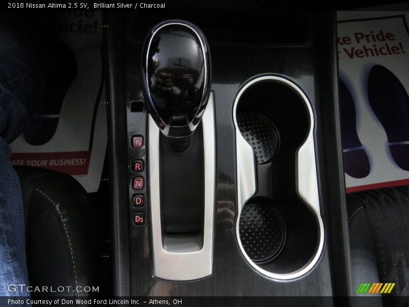Brilliant Silver / Charcoal 2018 Nissan Altima 2.5 SV