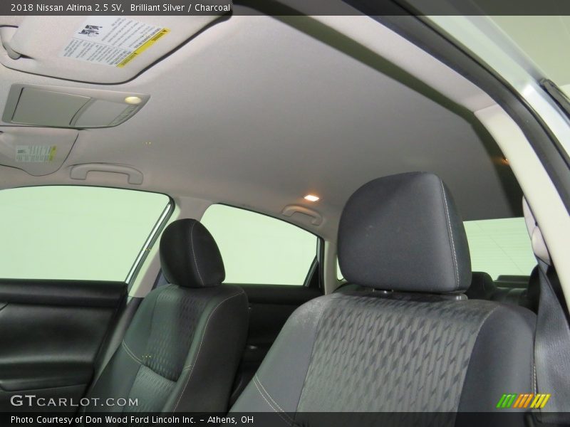 Brilliant Silver / Charcoal 2018 Nissan Altima 2.5 SV